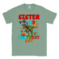 Sage sister of the birthday boy t rex Classic Tee - Artiststas