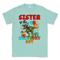 Seafoam sister of the birthday boy t rex Classic Tee - Artiststas