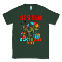 Sports Green sister of the birthday boy t rex Classic Tee - Artiststas