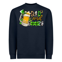 Navy bad and boozy Heavyweight Sweatshirt - RacoonDesign