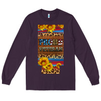 Plum proud veteran 12 oz slim can cooler Long Sleeve Tee - Artiststas