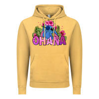 Vintage Mustard ohana stitch Vintage Hoodie - Zillion Design Studio