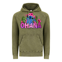 Vintage Olive ohana stitch Vintage Hoodie - Zillion Design Studio