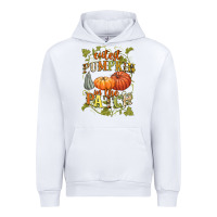 White Cutest pumpkin in the patch Urban Hoodie - NancyCooperArtShop