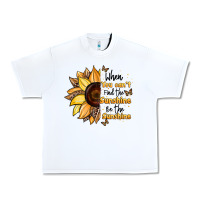 White when you can't find the sunshine be the sunshine Urban Heavy Tee - JahusDesignShop