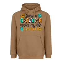 Toasted Coconut Being a Grandma Makes My Life Complete Heavyweight Hoodie - MaliasSmallBusiness