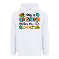 White Being a Grandma Makes My Life Complete Heavyweight Hoodie - MaliasSmallBusiness