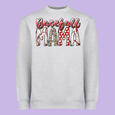 Baseball  Mama Heavyweight Sweatshirt Designed By Racoondesign