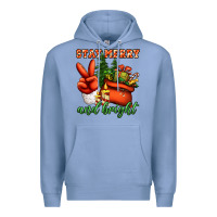 Colony Blue stay merry and bright peace hand Premium Hoodie - Jasminsmagicworld