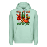 Seafoam stay merry and bright peace hand Premium Hoodie - Jasminsmagicworld