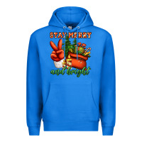 True Royal stay merry and bright peace hand Premium Hoodie - Jasminsmagicworld