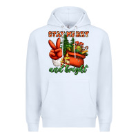 White stay merry and bright peace hand Premium Hoodie - Jasminsmagicworld