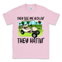 Bubblegum Pink they see me rollin' they hattin' Classic Tee - Artiststas
