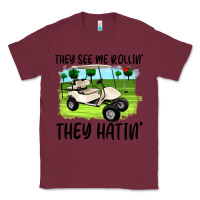 Burgundy they see me rollin' they hattin' Classic Tee - Artiststas