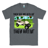 Charcoal Heather they see me rollin' they hattin' Classic Tee - Artiststas
