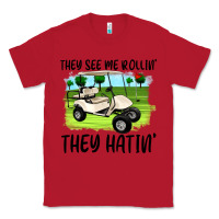 Red they see me rollin' they hattin' Classic Tee - Artiststas