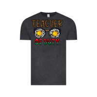 Vintage Black teacher of duty Vintage Tee - CowhideDigitalArt