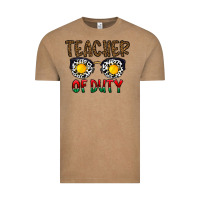 Vintage Coffee teacher of duty Vintage Tee - CowhideDigitalArt