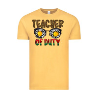 Vintage Mustard teacher of duty Vintage Tee - CowhideDigitalArt