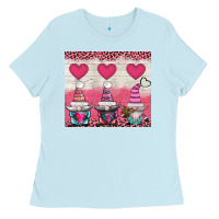 Baby Blue v.d 3 gnomes and hearts Ladies Tee - AdoDesignShop