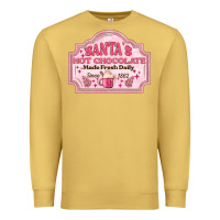 Antique Gold santas hot chocolate Premium Sweatshirt - MaliasSmallBusiness