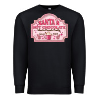 Black santas hot chocolate Premium Sweatshirt - MaliasSmallBusiness
