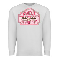 Dove Grey santas hot chocolate Premium Sweatshirt - MaliasSmallBusiness