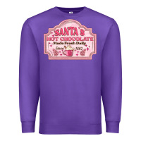 Purple santas hot chocolate Premium Sweatshirt - MaliasSmallBusiness