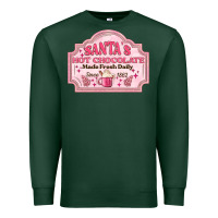 Sports Green santas hot chocolate Premium Sweatshirt - MaliasSmallBusiness