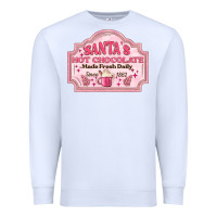White santas hot chocolate Premium Sweatshirt - MaliasSmallBusiness