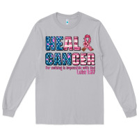 Moon Dust heal cancer with cancer ribbon Long Sleeve Tee - AdoDesignShop