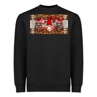 American Football Gnome License Plate Heavyweight Sweatshirt | Teevron