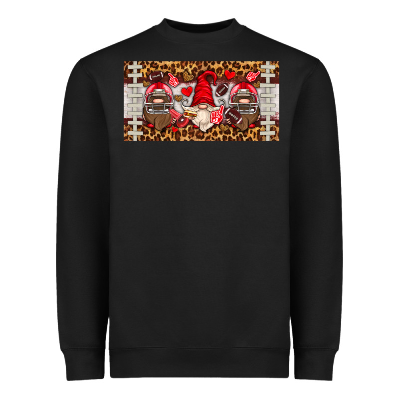 American Football Gnome License Plate Heavyweight Sweatshirt by HRA Design Shop | Teevron