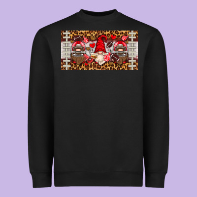 American Football Gnome License Plate Heavyweight Sweatshirt Designed By Hra Design Shop