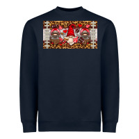 Navy american football gnome license plate Heavyweight Sweatshirt - HRA Design Shop