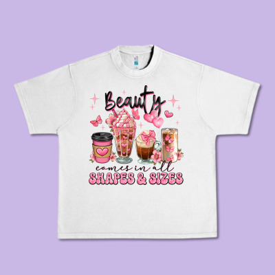 Beauty Comes In All Shapes And Sizes Coffee Cups Urban Heavy Tee Designed By Jahusdesignshop
