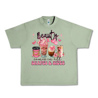 Oil Green beauty comes in all shapes and sizes coffee cups Urban Heavy Tee - JahusDesignShop