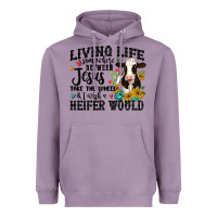 Lavender living life somewhere between jesus take the wheel Heavyweight Hoodie - MaliasSmallBusiness