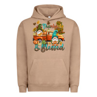 Pigment Burro Fall Thankful and blessed Urban Hoodie - NancyCooperArtShop