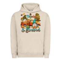Pigment French Oak Fall Thankful and blessed Urban Hoodie - NancyCooperArtShop