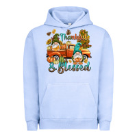 Pigment Grape Ice Fall Thankful and blessed Urban Hoodie - NancyCooperArtShop