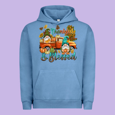 Fall Thankful And Blessed Urban Hoodie Designed By Nancycooperartshop