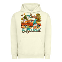 Pigment Pistachio Fall Thankful and blessed Urban Hoodie - NancyCooperArtShop