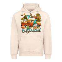 Sandshell Fall Thankful and blessed Urban Hoodie - NancyCooperArtShop
