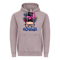 Vintage Zinc ohana stitch messy bun Vintage Hoodie - Zillion Design Studio