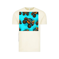 Vintage Arctic monster truck pre teen seamless pattern Vintage Tee - HRA Design Shop