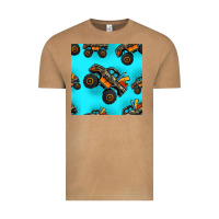 Vintage Camel monster truck pre teen seamless pattern Vintage Tee - HRA Design Shop