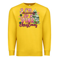 Lemon im dreaming of a pink christmas Premium Sweatshirt - MaliasSmallBusiness