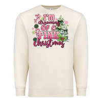 Sandshell im dreaming of a pink christmas Premium Sweatshirt - MaliasSmallBusiness