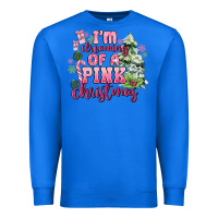 True Royal im dreaming of a pink christmas Premium Sweatshirt - MaliasSmallBusiness